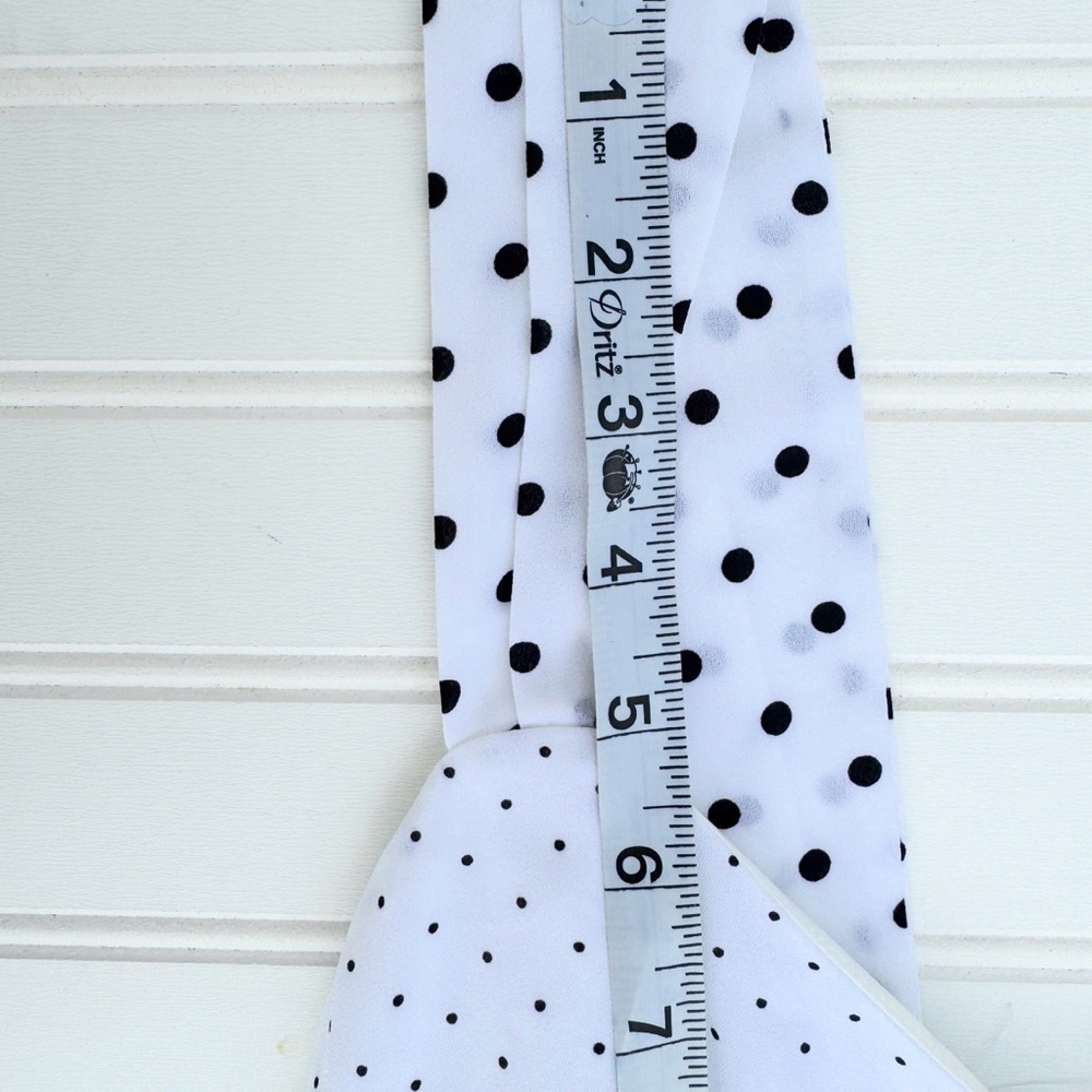 *NWT* Banana Republic Polka Dot Pleated Midi Dress - Picture 5 of 7